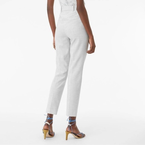 TAILORED REBECCA TAYLOR CLEAN SUITING PANTS IN LIGHT HEATHER NWT WOMEN'S‎ SIZE 8 - Picture 2 of 15